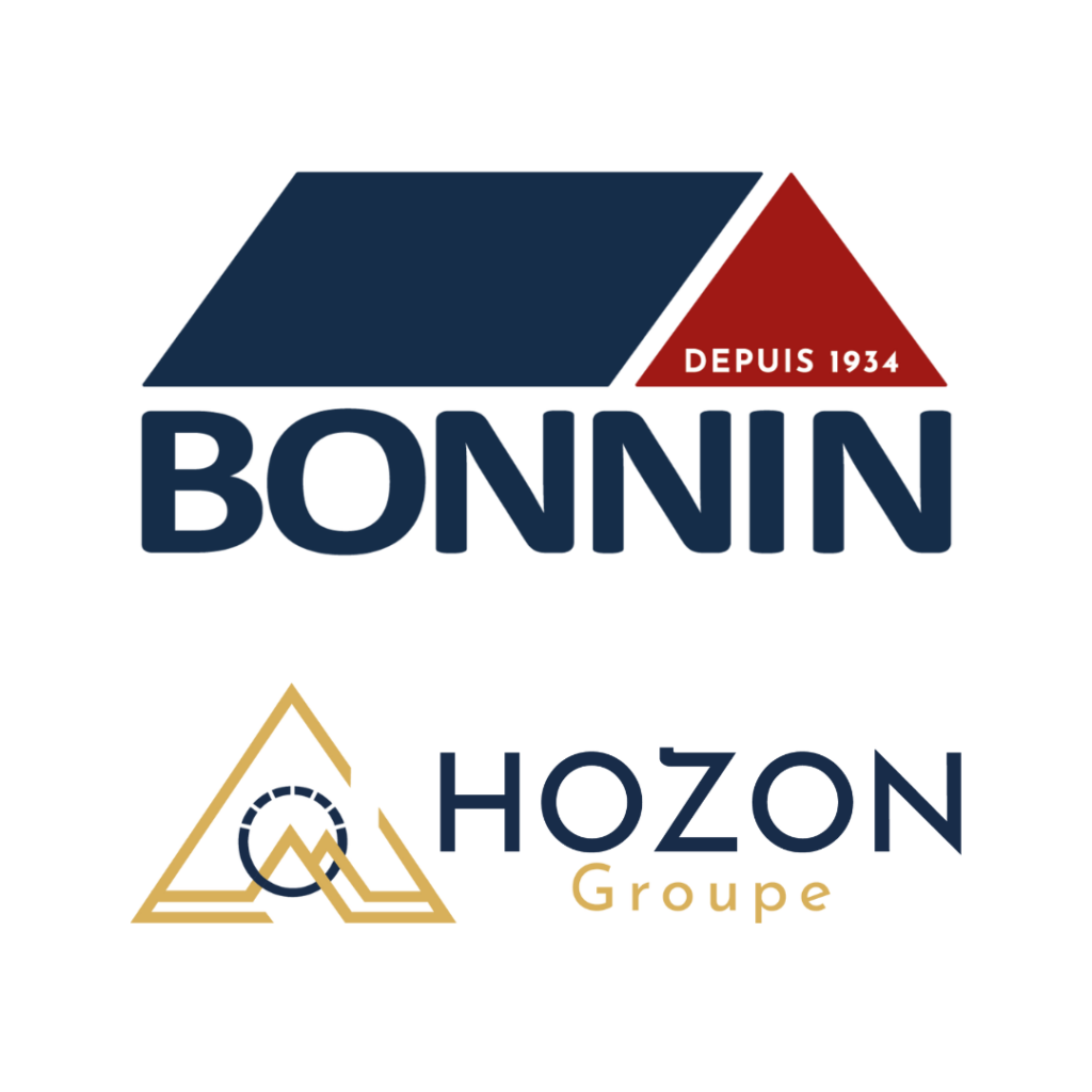 Logo de SAS Bonnin accompagné par le logo du Groupe Hozon